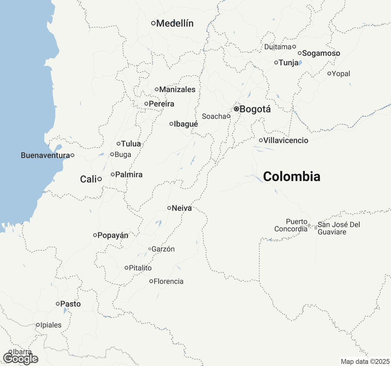 Map of Colombia